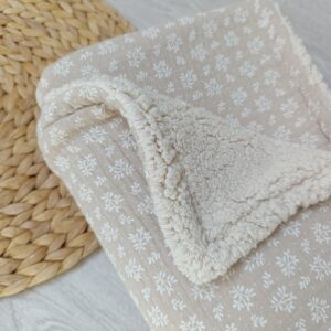 Couverture classique gaze de coton - Fleuri