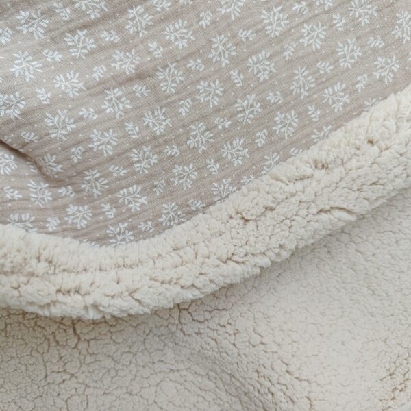 Couverture classique gaze de coton - Fleuri – Image 3