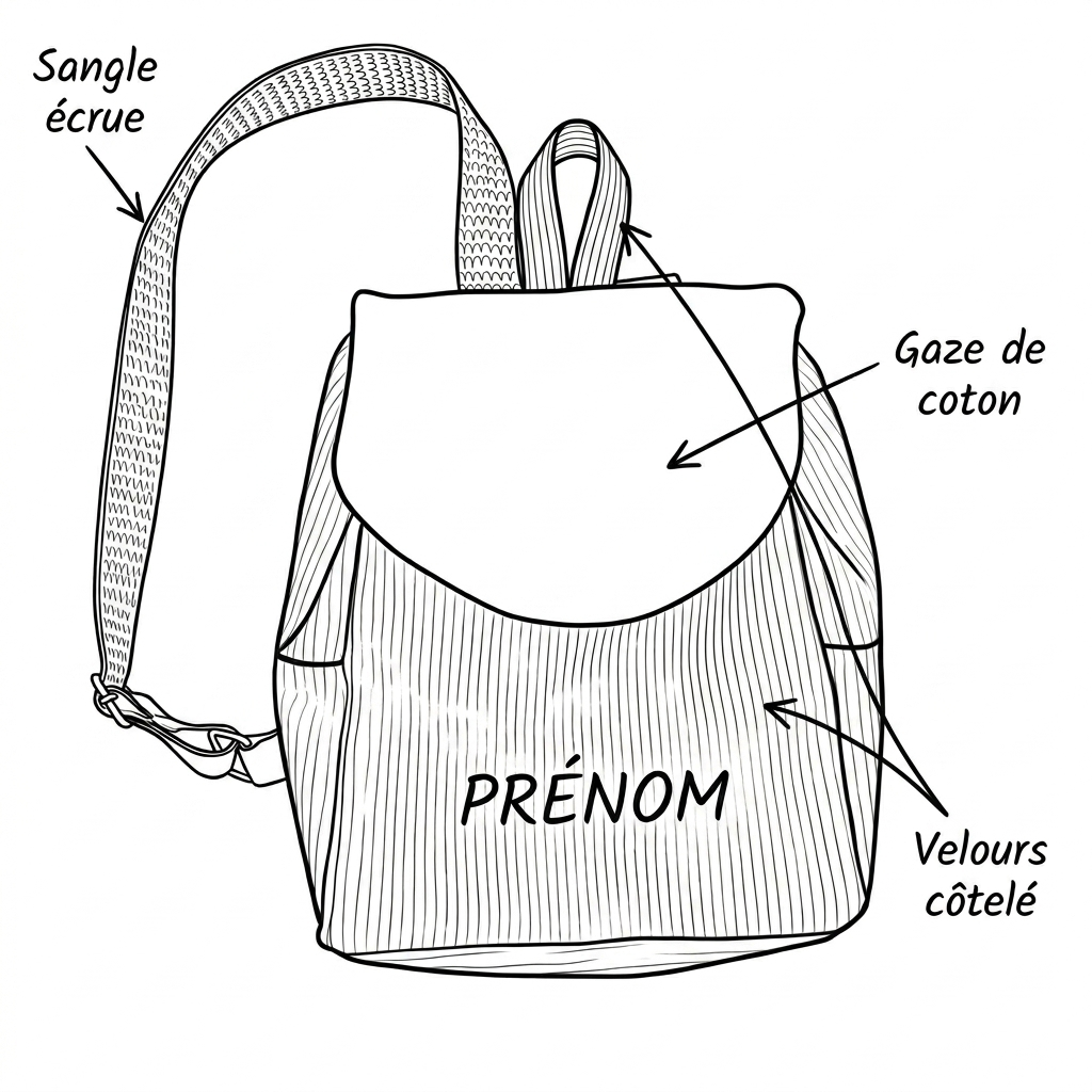 Sac à dos maternelle Personnalisé